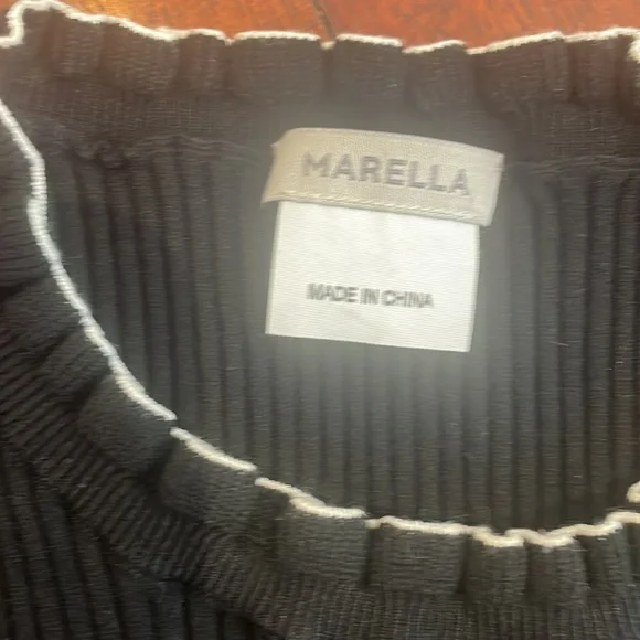 Marella Rica Ribbed Ruffle Trim Sweater - Picture 10 of 12